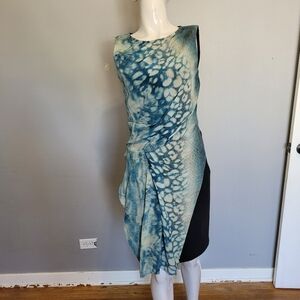 all saints aztec sequin dress All Saints Aztec Dazzle Sequin Dress Size 4 US Olive Color